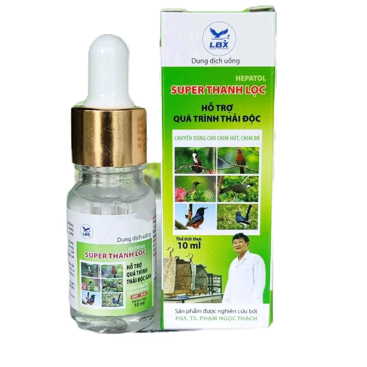 SUPER THANH LỌC Dung Dịch Hỗ Trợ , Nâng Cao Quá Trình Đào Thải  Chuyên Dùng Cho Chim Cảnh    Chai 10ml của Lâm Bầu Xô