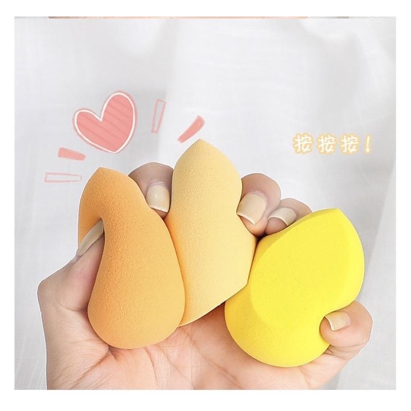 Set 4 Bông Mút Trang Điểm Kèm Hộp Đựng Xinh Xắn 5