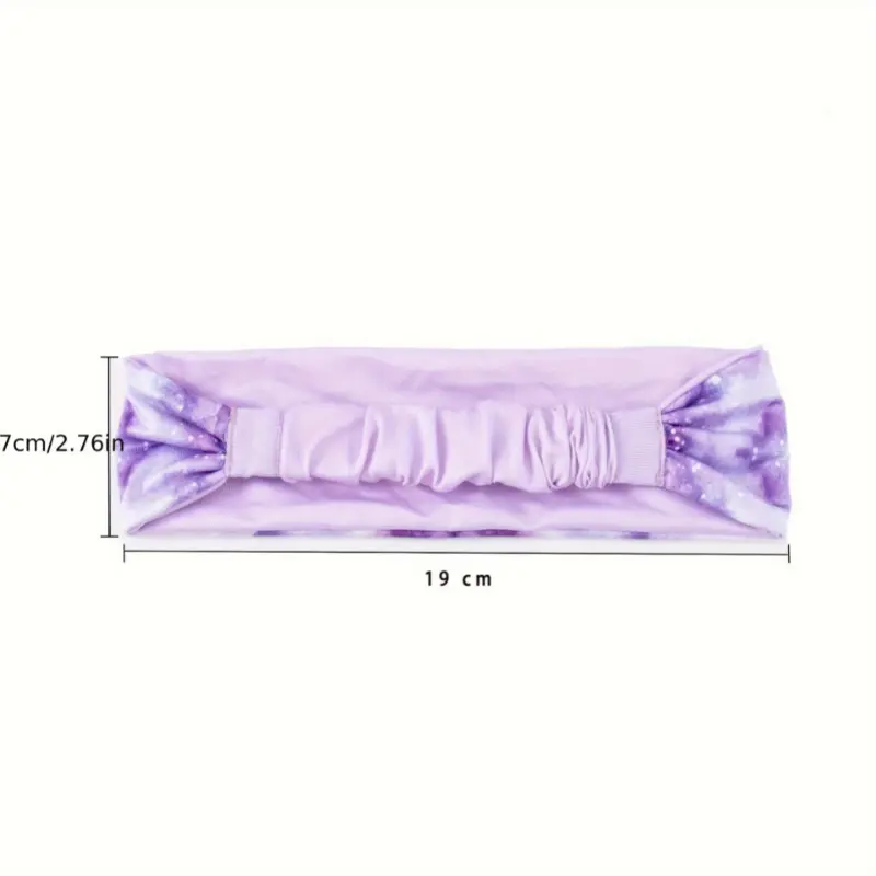 Cloud Pattern Unisex Sports Headband, Sweat-proof, Breathable And Comfortable Fabric Headband, Suitable For Outdoor Sports And Fitness 3