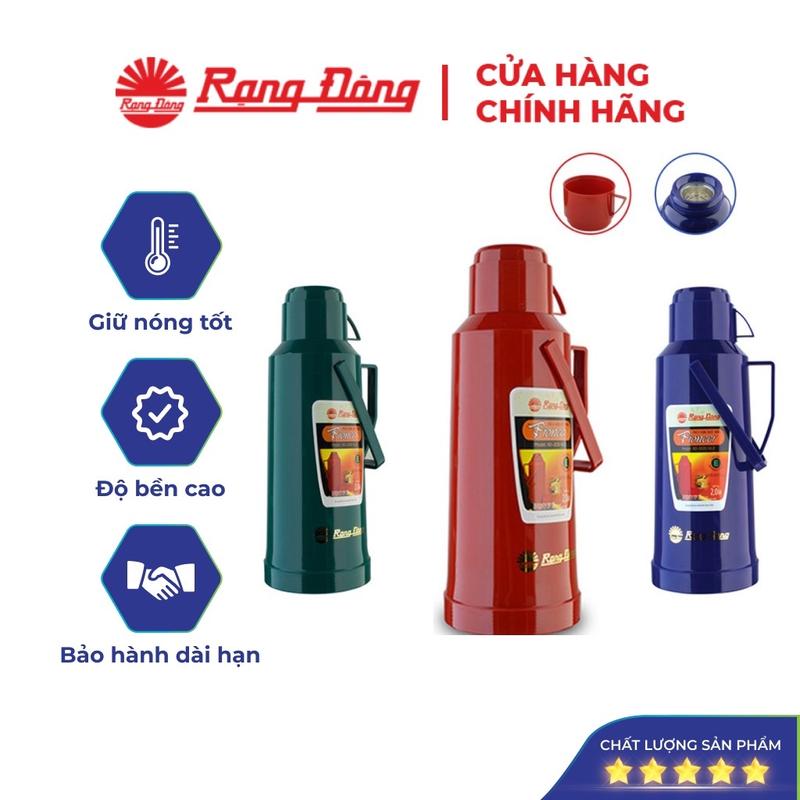 Phích nước Rạng Đông 2 lit cao cấp, Bình thuỷ giữ nhiệt đựng nước nóng, Model: RD 2035 N1.E