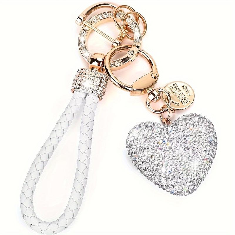 Crystal Car Keychain For Women With Sparkly Rhinestone Heart - TikTok ...