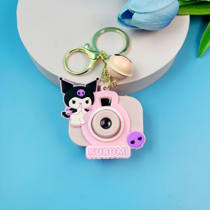 Dây Chuyền Chìa Khóa Máy Ảnh Chiếu Sanrio Kuromi, Thiết Kế Hoạt Hình, Thích Hợp Làm Quà Tặng Sinh Viên, Đồ Chơi Trẻ Em, Máy Lấy Phố Cắm, Quà Tặng Nhỏ 8