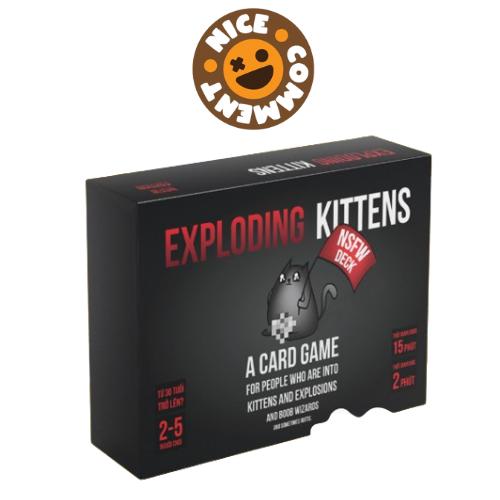 Bộ bài MÈO NỔ việt hóa Exploding kitten NHANH, VUI, BÙNG NỔ VÀ BỰA chơi cùng nhóm bạn Thẻ Bài Cards