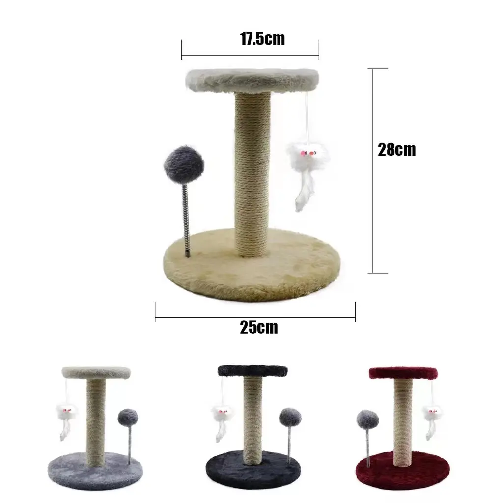 Cat Scratch Pad Pet Toy Platform Cat Tree Scratching Post Activity Centre