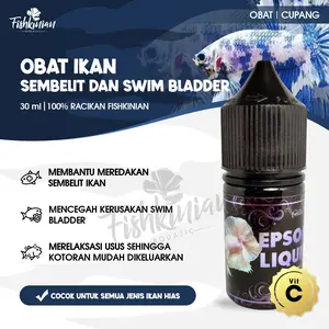 GARAM EPSOM CAIR PEKAT KHUSUS CUPANG 30ML - EPSOM LIQUID