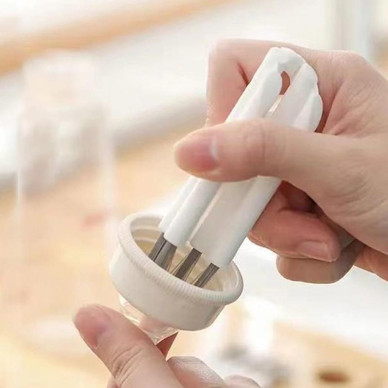 Multifunctional Cleaning Brush (1 Count), Flexible Cup Lid Cleaning Brush, Gap Cleaning Brush, Household Cleaning Tool For Kitchen, Summer Essentials 3
