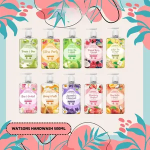 WATSONS GEL HAND WASH SABUN CUCI TANGAN SOFTENING AND MOISTURISING 500ML