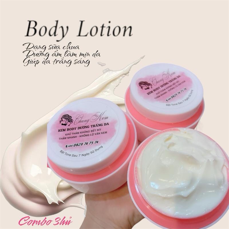 Kem Body Kích Trắng - Lotion 3 hủ Dưỡng Da Body Trắng Siêu Trắng Women Nữ daubody