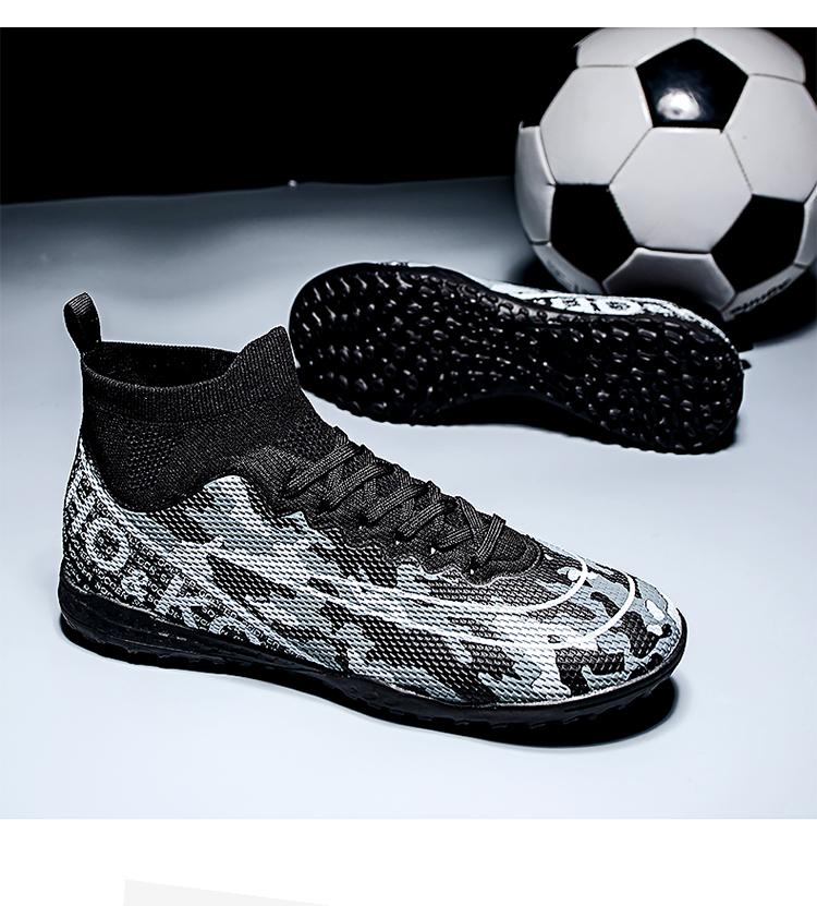 Product Introduction of Football Boots Soccer Cleats Spikes Shoes for Men Women Unisex Child Boys Girls Professional Breathable Training High-Tops Futsal H W M 44 51