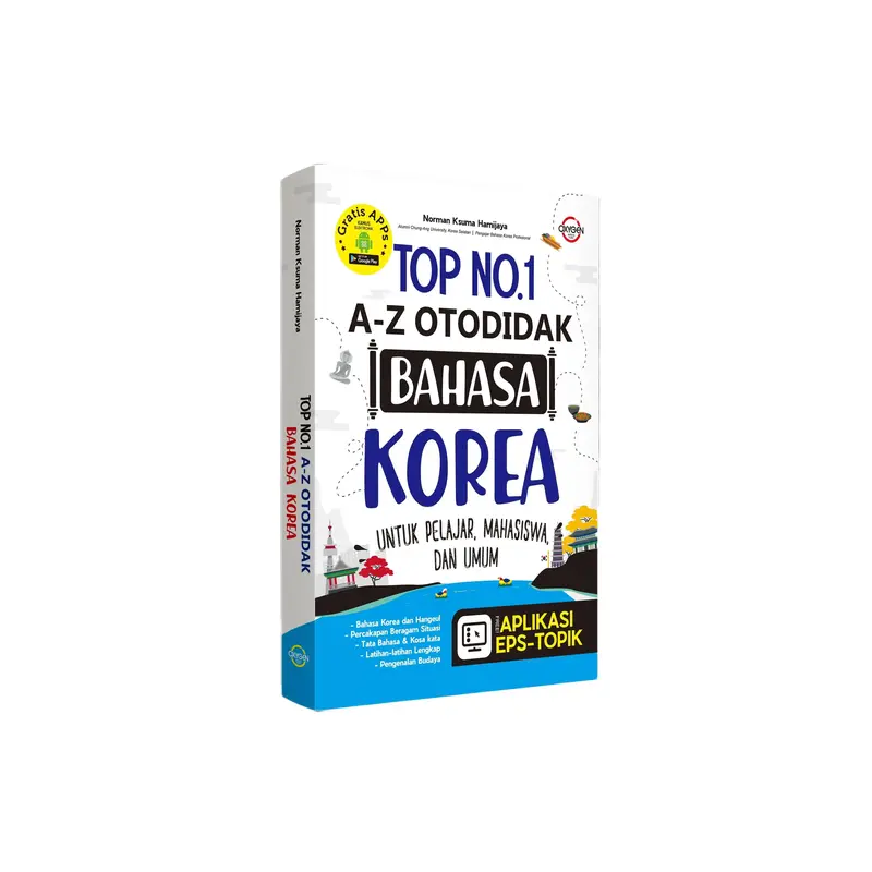 BUKU TOP NO 1 A - Z OTODIDAK BAHASA KOREA 0
