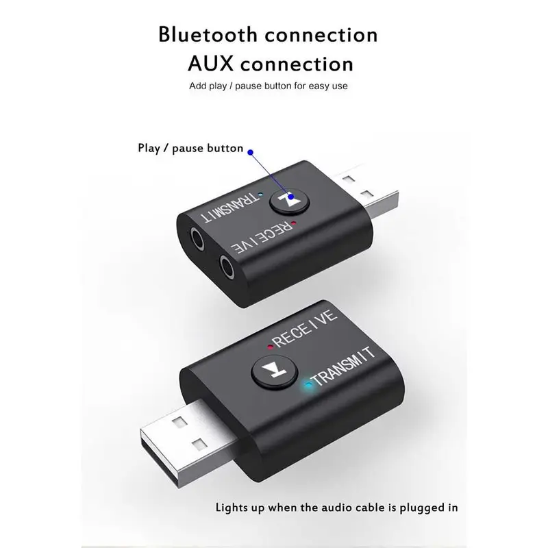 USB Dongle Bluetooth 5.0 Transmitter Receiver - YET-TR6 7