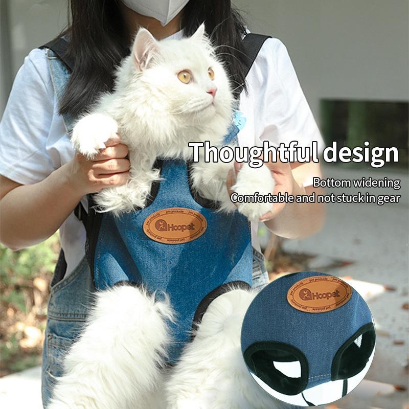 （Pet Time）Pet Carrier Bag Outdoor Backpack Cat Dog Carrier Breathable backpack Portable cat and pet bag for going out 3
