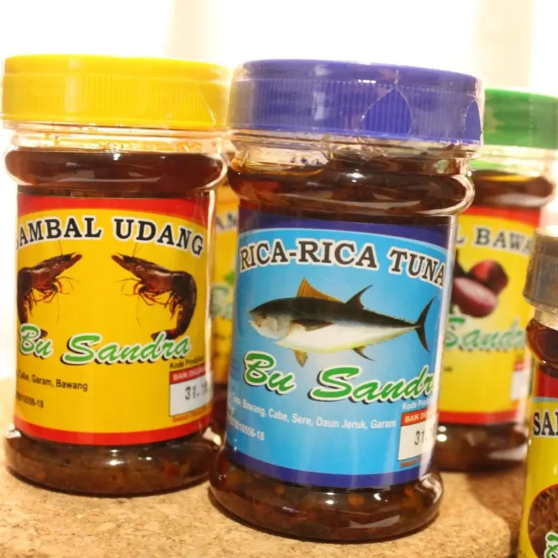 Sambal Sambel Bu Sandra Aneka Rasa Siap Saji Tuna Udang Bawang DLL 0