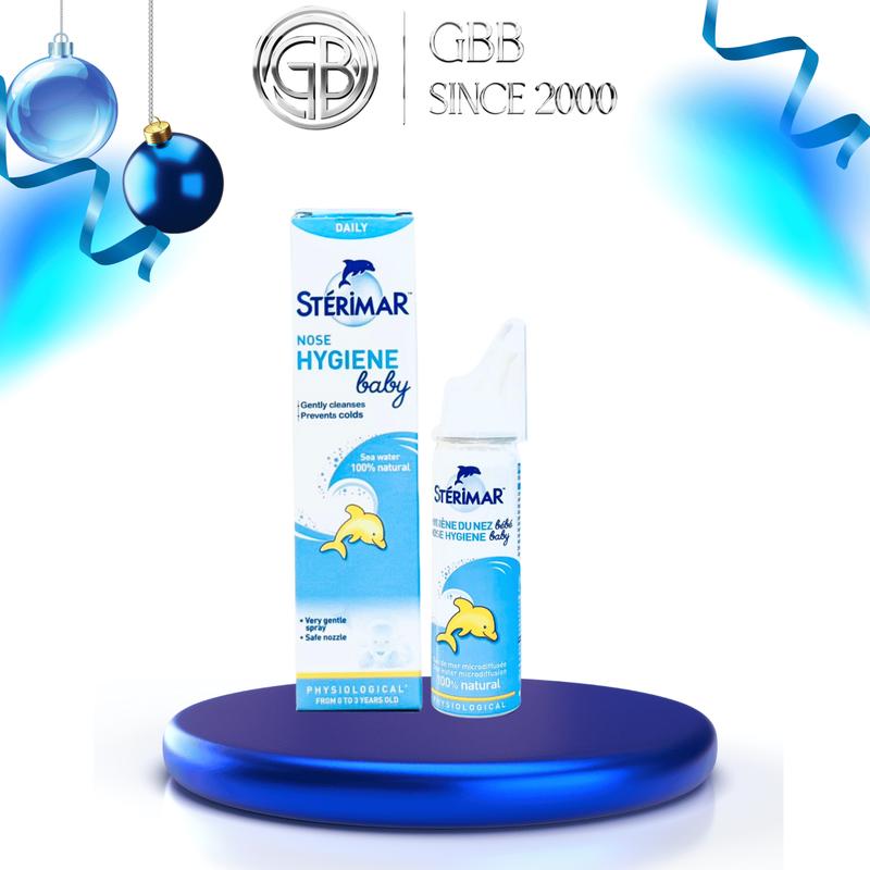 Dung dịch Xịt mũi Cá Heo vệ sinh niêm mạc mũi cho trẻ từ 0 - 3 tuổi (50ml) Cho Bé