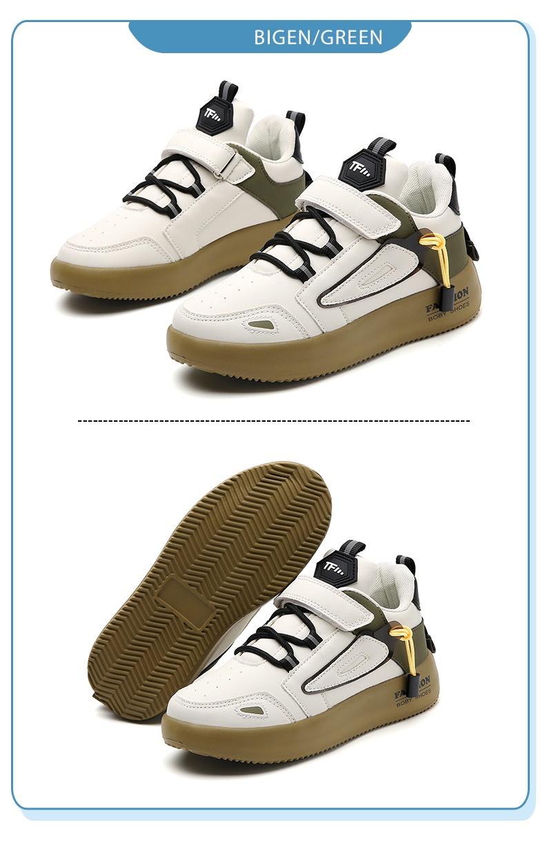 Product Introduction of Boys fashion breathable sneakers 2020 Korean-style leather sports shoes boy chest shoes 9