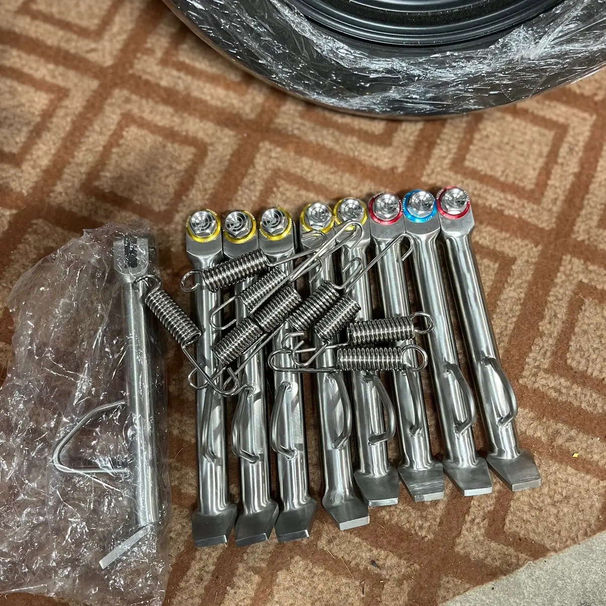 Chân chống phụ inox 304 hạ 3 phân