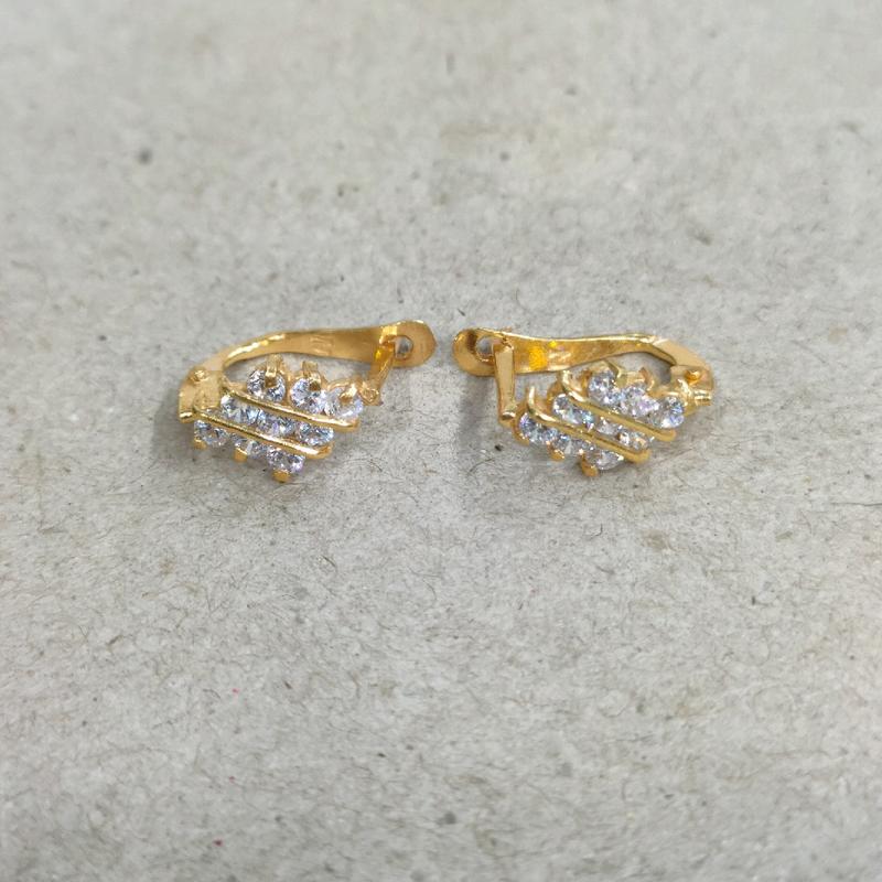anting jepit ketupat mata putih 1 gram ems md 0