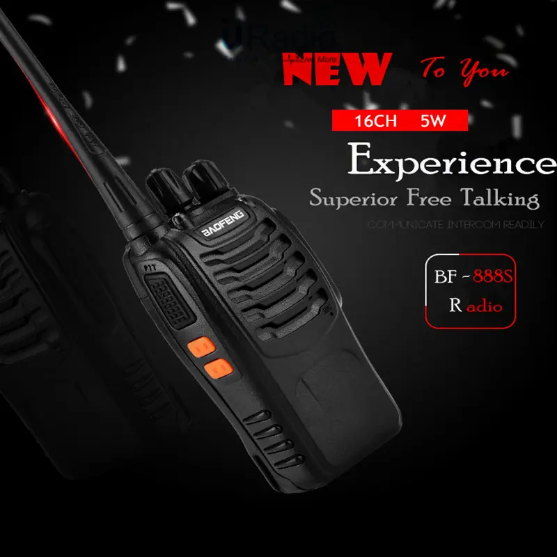 Máy phát vô tuyến hai chiều, BF888S, UHF, Bộ đàm, Bộ đàm không dây, CB Ham Radio, Bộ đàm Baofeng, Tầm xa, Năm 2025