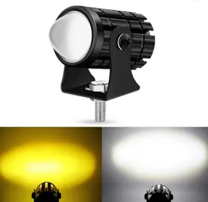 1PC Lampu Tembak Laser LED Mini 2 Warna - Lampu Tembak Sorot Foglamp Mini D2 Laser Gun Car