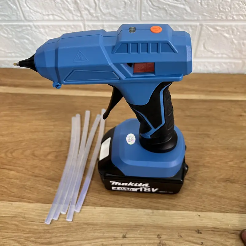 Máy Bắn Keo Nến Dùng Pin Makita 18V 21V 40W Tặng 5 Keo Nến 7mm 2
