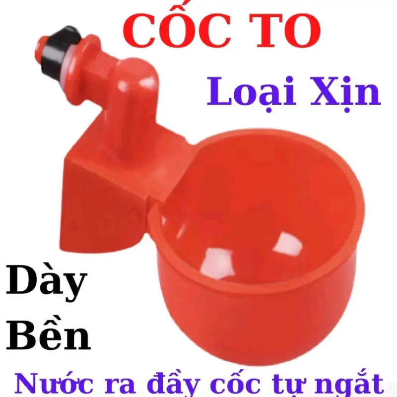 combo 10 Máng uống nước tự động cho gà ngan vịt loại đẹp  ,dạng máng cổ cao 0