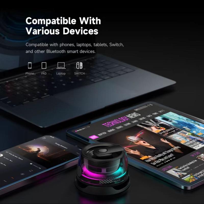 Product Introduction of G100 portable Bluetooth magnetic suction led Speaker Speaker car desktop camping mini audio extra bass Walkman Cable Charging 29