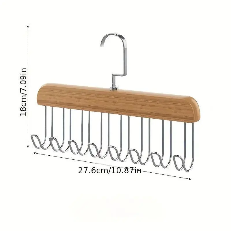 Stainless Steel Hanger with Hook, 1 Count Multifunctional Underwear Hanger, Multi-Application Hanger for Home Bedroom Wardrobe 1