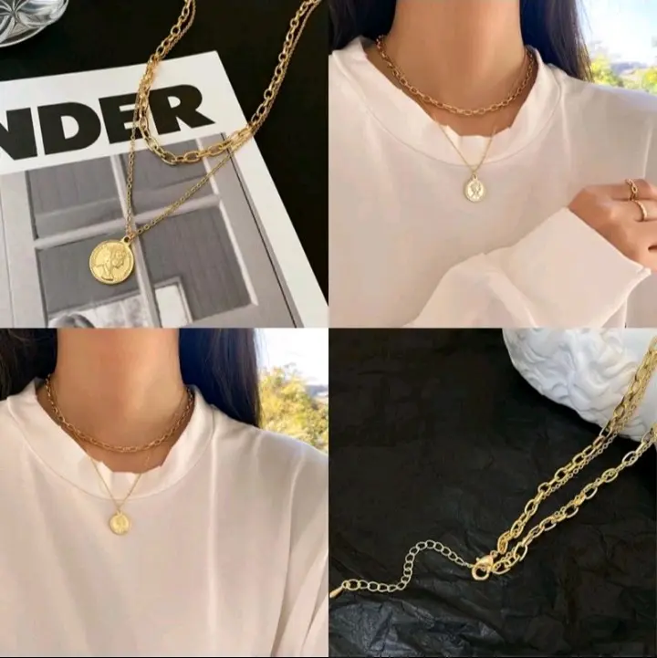 Kalung Double Layer Season korean style