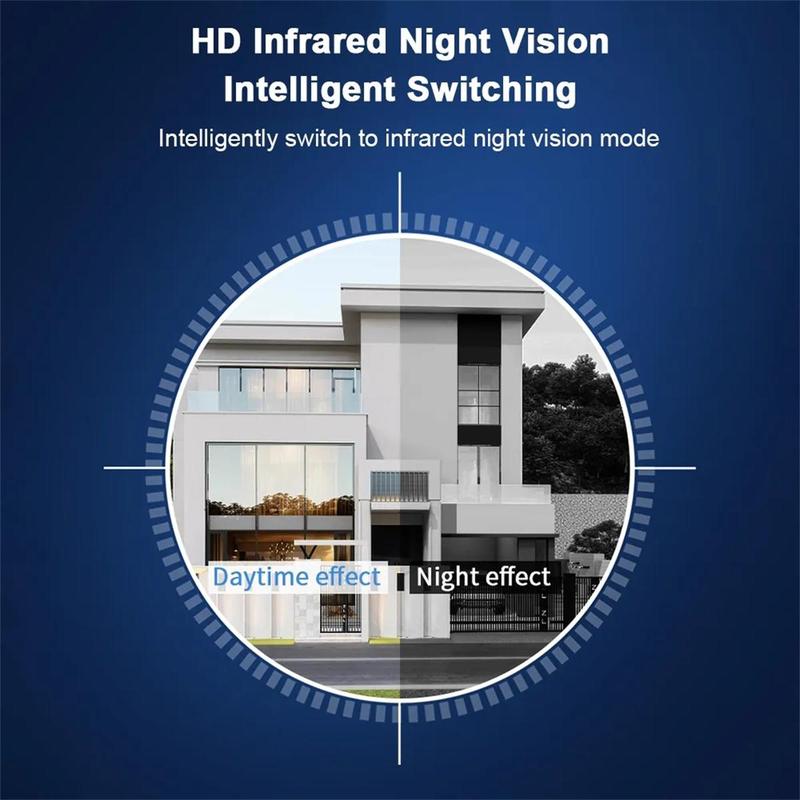 1080P Wireless Doorbell Camera, 1 Count 2-Way Audio Voice Changer Safe Doorbell, Waterproof Ring Doorbell Camera, 2.4Ghz WiFi Doorbell for Home Security 4