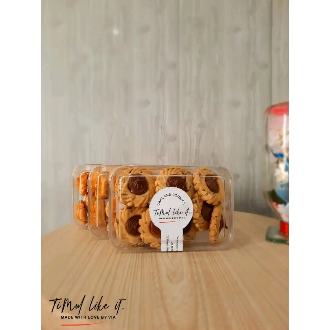 Kue Kering Lebaran Tart Nutella Toples 300 gram / Kueh Lebaran Cokelat Cake