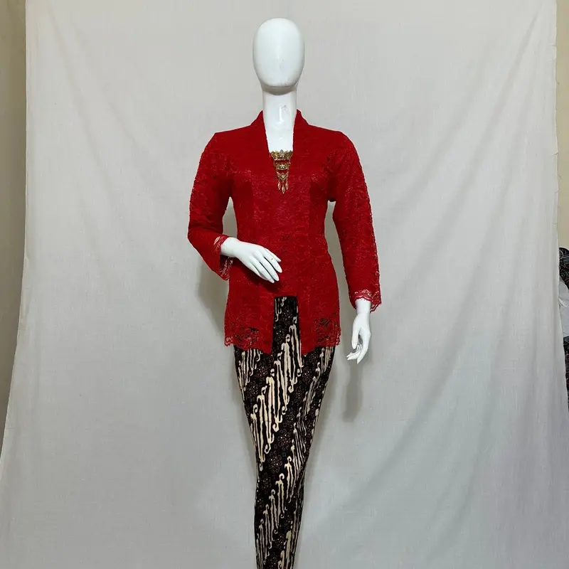 KEBAYA KUTU BARU BROKAT PENDEK / kebaya kutubaru brokat Kondangan Panjang 4