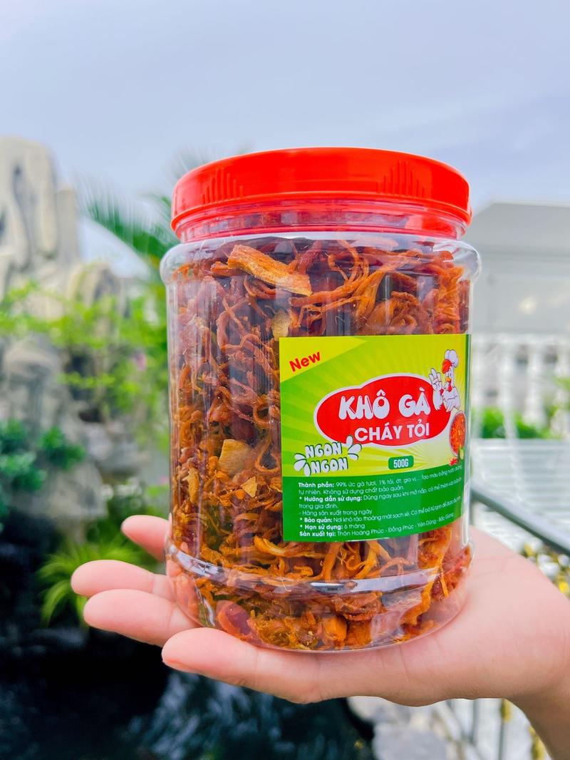 Product Introduction of KHÔ GÀ CHÁY TỎI NHÀ LÀM DAI NGON ĐẶC BIỆT Snack Ăn Vặt Food Thức Ăn 3