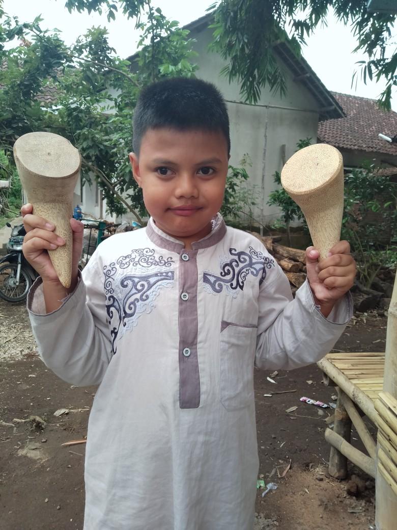 Product Introduction of Ulek ulek /ulekan bambu sedang 1