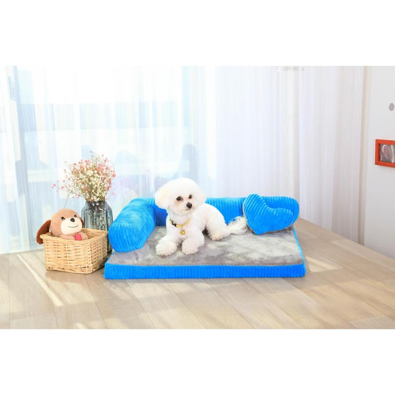Nhà cho chó, Hoàn toàn có thể tháo rời và giặt được, Ghế Sofa cho chó, Thích hợp cho chó Lớn, Trung Bình và Nhỏ Giường cho thú cưng, Nhà cho chó 4