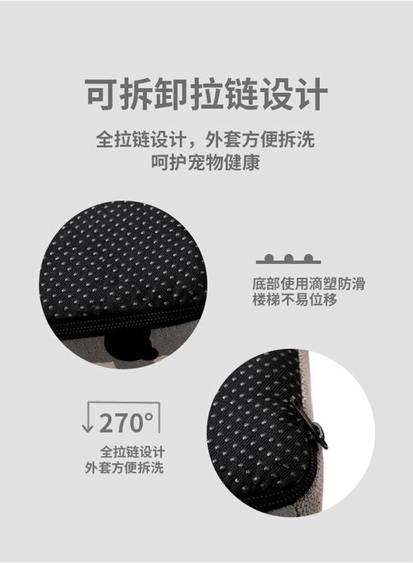 Product Introduction of Thang cho thú cưng, thang dốc, thang chống trượt, thích hợp cho mèo con và chó Nhỏ màu nâu, có thể được sử dụng làm đầu giường hoặc bên cạnh giường, màu nâu, siêu nhỏ 7