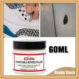 60ml Paintable Repair Filler / Dempul Perbaikan Tas Kulit / Leather Repair Filler Paste