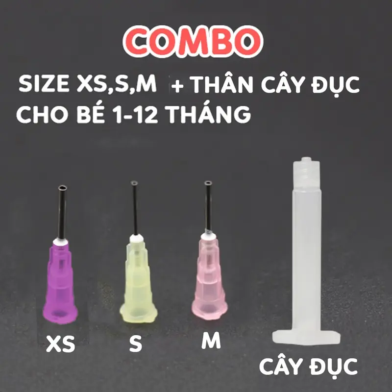 Dụng cụ đục lỗ núm ti bình sữa cho bé, dập lỗ núm ty cho sữa chảy nhiều hơn 4