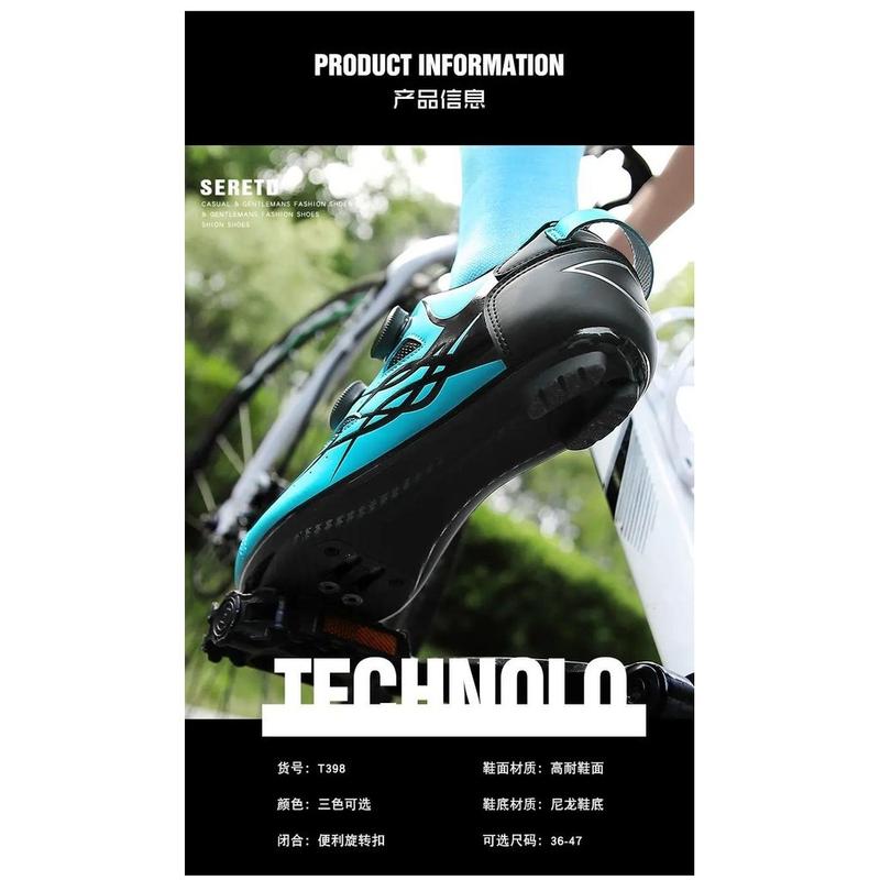 Product Introduction of Outdoor Cycling Shoes Bicycle Shoes Road Lock Shoes Lace-Free Cycling Shoes Rotating Button Mountain Cross Country Shoes Couple Sports Shoes Road Sole Bicycle Shoes Flat Shoes Outdoor Sports Shoes Rubber Outdoor Bicycle Shoes P 45