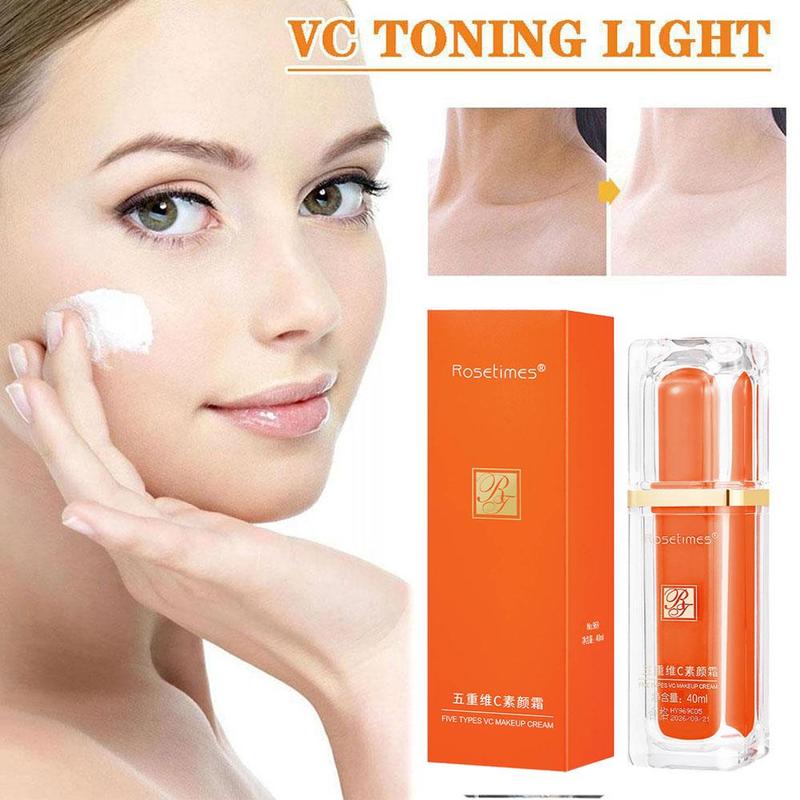 Product Introduction of 【Buy 1 Take 1】VC Makeup Primer Moisturizing Primer Blemish Waterproof Long-lasting Oil Control Primer 40ml*2pcs 13