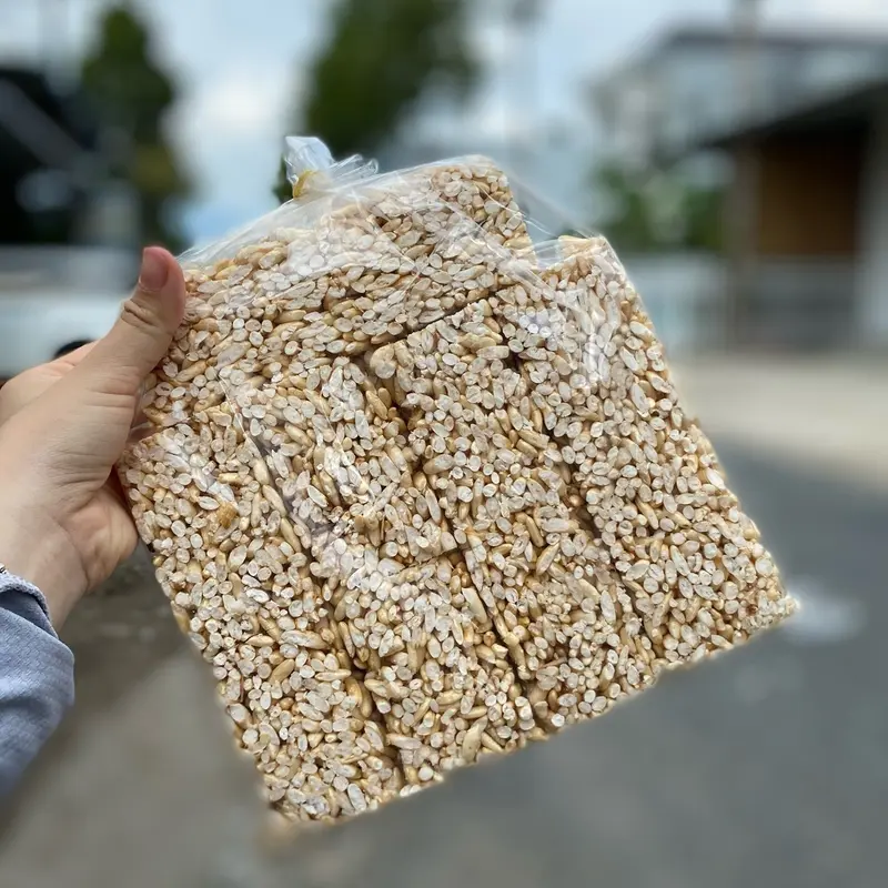 3 Cây Cốm Gạo nhà làm thơm ngon giòn tan ít ngọt 2
