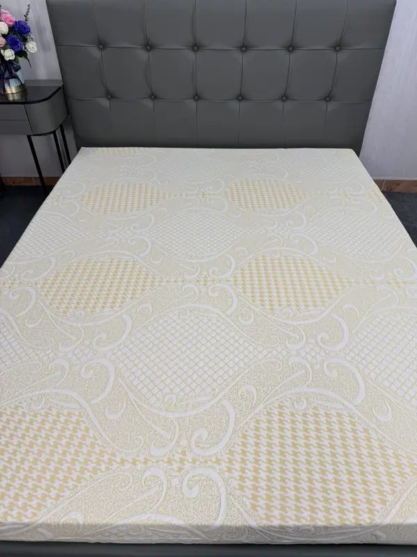 Áo Bọc Nệm 2 mặt Có Khóa Kéo Vải Gấm Thun Cao Cấp Nhập Khẩu 1
