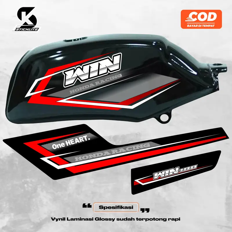 striping honda win 100 34 stiker motor list body standar berkualitas terbaik 0