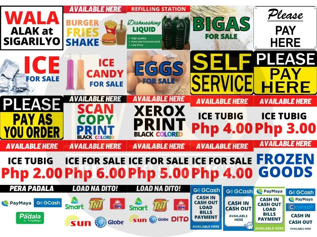 Laminated Signages MATIBAY MAKAPAL (A4 Size)