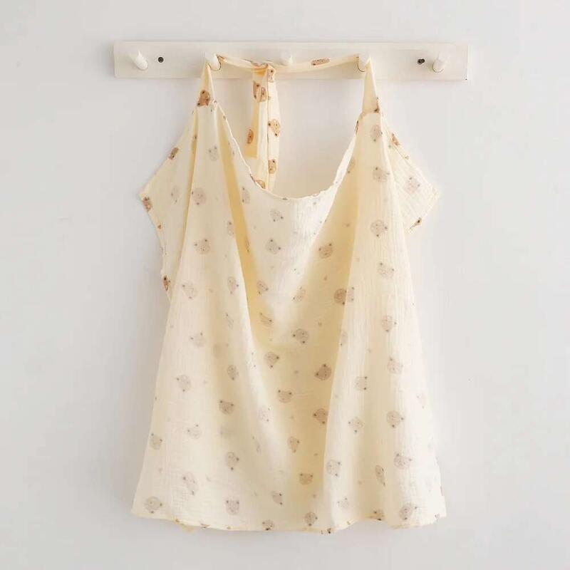 Product Introduction of New Cotton Mus Nursing Covers For Newborn Baby Swaddle Blankets Cute Outgoing Breastfeeding Shawl Towel Soft Sleeping Blanket 34