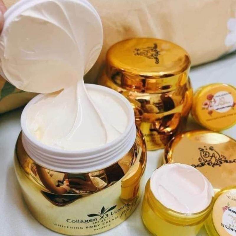Hộp kem body collagen x3 luxury kích trắng, hàng Đông Anh Làm Đẹp Da Women Skincare Dưỡng Body 0