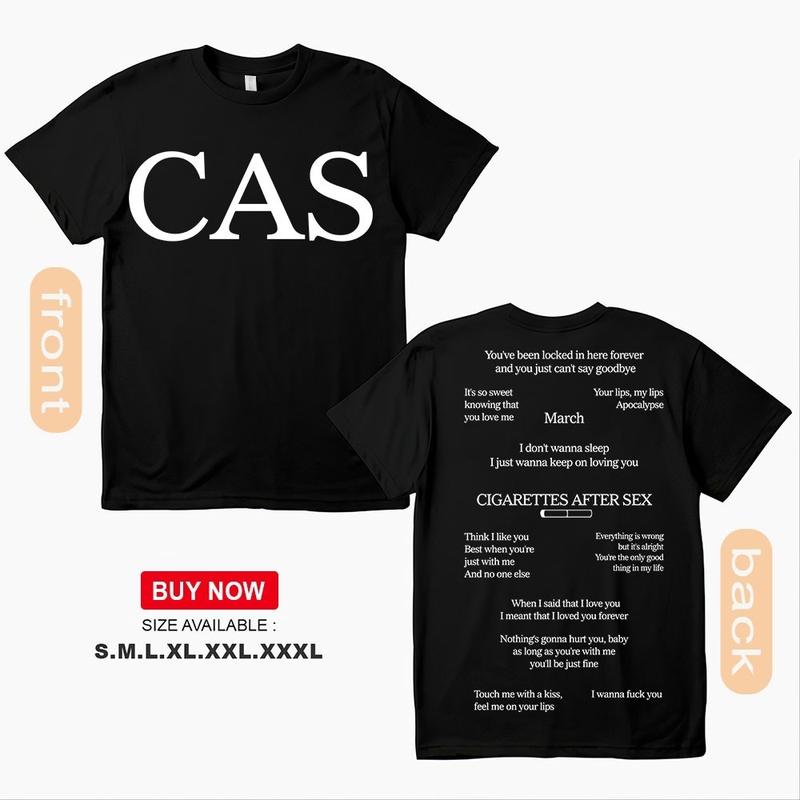 Áo sơ mi CAS C1GARETTES AFTER SE * - SUNSETZ -APOCALYPSE, làm bằng bông, màu đen áo  goldie vetements 7