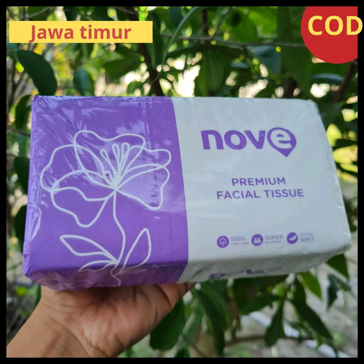 9 pack tisu wajah NOVE 180 shet 2ply premium Tissue Sheets
