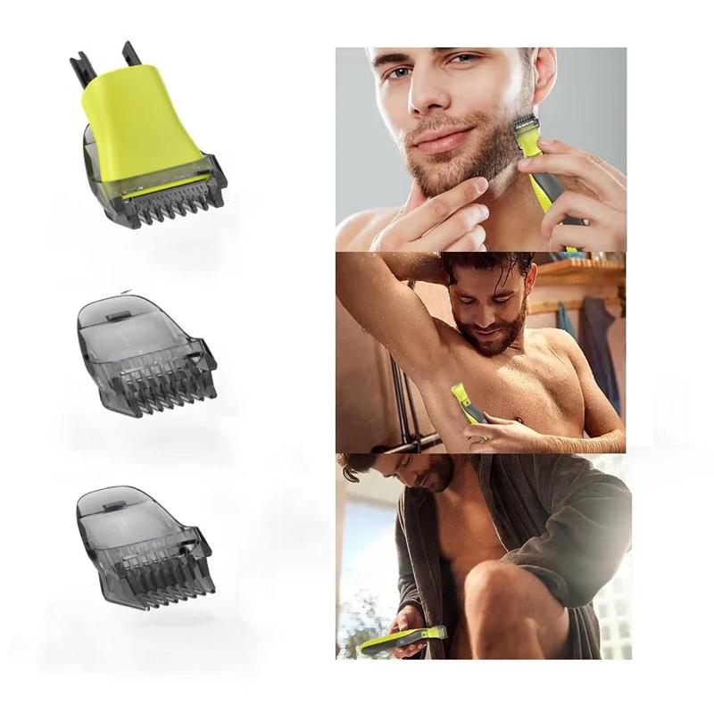 Product Introduction of 4 Pieces Men's Manual Comb Beard Razor Head Replacement Blade for Philips OneBlade Razor Men's Shaver Beard Trimmer Blades Replacement Accessories 38
