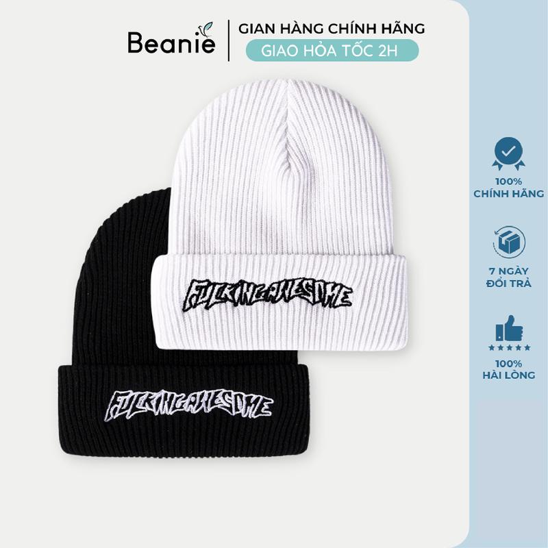 Mũ Len In Chữ Phong Cách Hip Hop Giới Trẻ BEANIE, Nón Len Hàn Quốc Nam Nữ Đẹp Cao Cấp Mùa Đông B029
