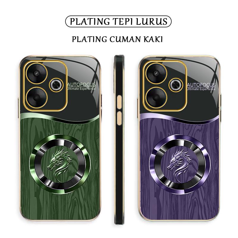 Product Introduction of Memperlancar kasus telepon TPU yang cocok【REDM1 13】-TPU kayu naga 9